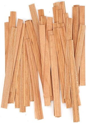 Houten Kaarslont (13 cm) | 10 stuks