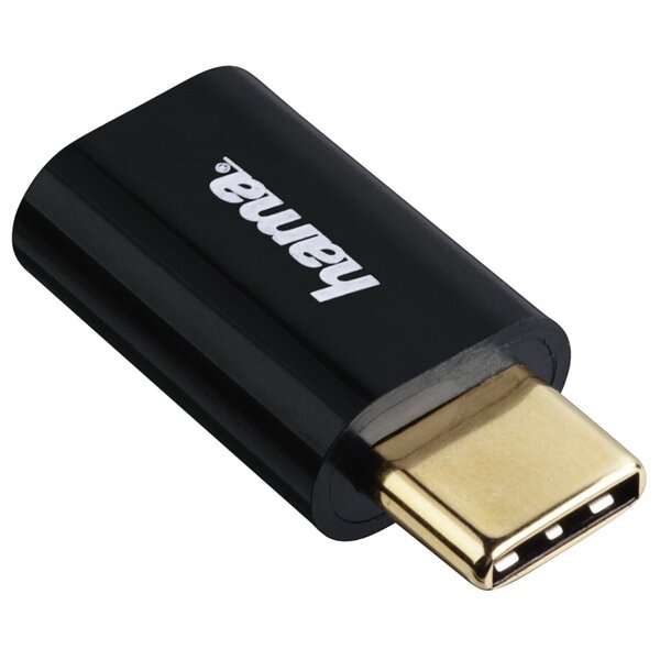 Hama USB-C-adapter USB 2.0 USB-C-stekker &ndash; Micro-USB-koppeling 480 Mbit/s