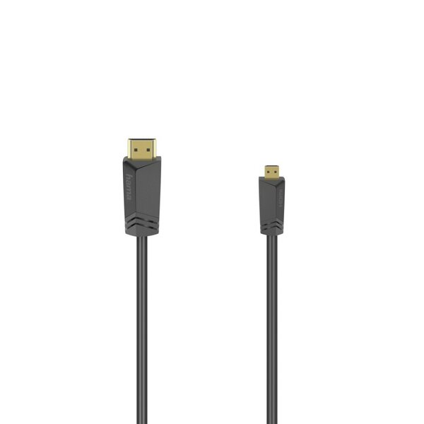 Hama High-speed HDMI&trade;-Kabel Con. Type A - Con. Type D (Micro) Ethernet 1,5 M
