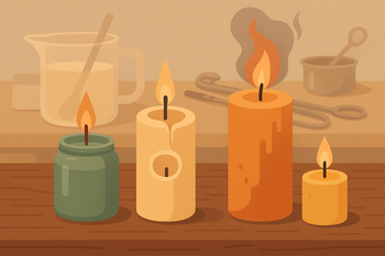 De juiste lont kiezen voor je kaars: waarom formaat écht uitmaakt