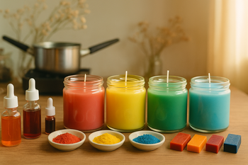 Kleurstoffen voor kaarsen: soorten, tips & creatieve ideeën