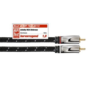 Avinity Audiokabel 2 Cinch-stekkers - 2 Cinch-stekkers Stof Verguld 5 M Avinity Audiokabel 2 Cinch-stekkers - 2 Cinch-stekkers Stof Verguld 5 M