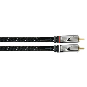 Avinity Audiokabel 2 Cinch-stekkers - 2 Cinch-stekkers Stof Verguld 0,5 M Avinity Audiokabel 2 Cinch-stekkers - 2 Cinch-stekkers Stof Verguld 0,5 M