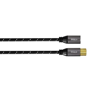 Avinity Audiokabel XLR-stekker - XLR-koppeling Stof Verguld 0,5 M Avinity Audiokabel XLR-stekker - XLR-koppeling Stof Verguld 0,5 M