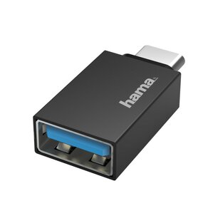 Hama USB-OTG-adapter USB-C-stekker - USB-aansluiting USB 3.2 Gen1 5 Gbit/s Hama USB-OTG-adapter USB-C-stekker - USB-aansluiting USB 3.2 Gen1 5 Gbit/s