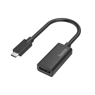 Hama Video-adapter USB-C-stekker - DisplayPort-aansluiting Ultra-HD 4K Hama Video-adapter USB-C-stekker - DisplayPort-aansluiting Ultra-HD 4K