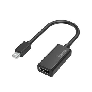 Hama Video-adapter Mini-DisplayPort-stekker - HDMIâ„¢-aansluiting Ultra-HD 4K Hama Video-adapter Mini-DisplayPort-stekker - HDMIâ„¢-aansluiting Ultra-HD 4K