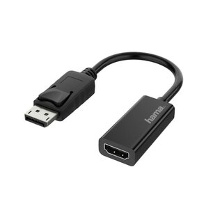 Hama Video-adapter DisplayPort-stekker - HDMIâ„¢-aansluiting Ultra-HD 4K Hama Video-adapter DisplayPort-stekker - HDMIâ„¢-aansluiting Ultra-HD 4K