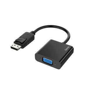 Hama Video-adapter DisplayPort-stekker - VGA-aansluiting Full-HD 1080p Hama Video-adapter DisplayPort-stekker - VGA-aansluiting Full-HD 1080p