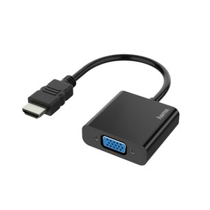 Hama Video-adapter HDMIâ„¢-stekker - VGA-aansluiting Audio-aansl. Full-HD 1080p Hama Video-adapter HDMIâ„¢-stekker - VGA-aansluiting Audio-aansl. Full-HD 1080p