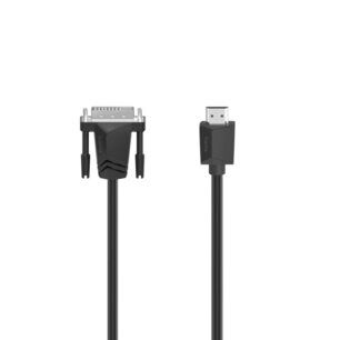 Hama Videokabel DVI-stekker Naar HDMIâ„¢-stekker Ultra-HD 4K 1,50 M Hama Videokabel DVI-stekker Naar HDMIâ„¢-stekker Ultra-HD 4K 1,50 M