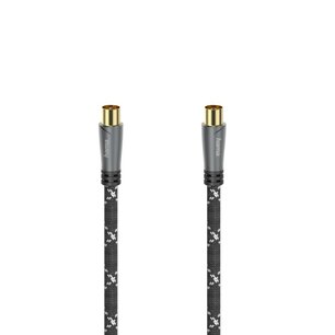 Hama Antennekabel Coax-stekker - Coax-koppeling Metaal Verguld 10,0 M 120 DB Hama Antennekabel Coax-stekker - Coax-koppeling Metaal Verguld 10,0 M 120 DB
