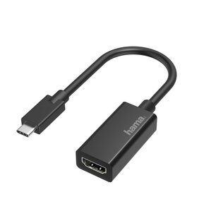 Hama Video-adapter USB-C-stekker - HDMIâ„¢-aansluiting Ultra-HD 4K Hama Video-adapter USB-C-stekker - HDMIâ„¢-aansluiting Ultra-HD 4K