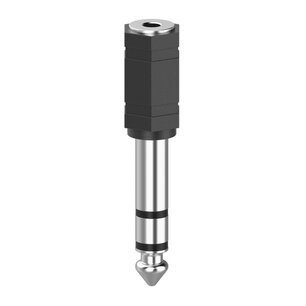 Hama Audioadapter 3,5-mm-jack-koppeling - 6,3-mm-jack-stekker Stereo Hama Audioadapter 3,5-mm-jack-koppeling - 6,3-mm-jack-stekker Stereo