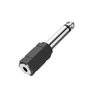 Hama Audioadapter 3,5-mm-jack-koppeling Mono - 6,3-mm-jack-stekker Mono Hama Audioadapter 3,5-mm-jack-koppeling Mono - 6,3-mm-jack-stekker Mono