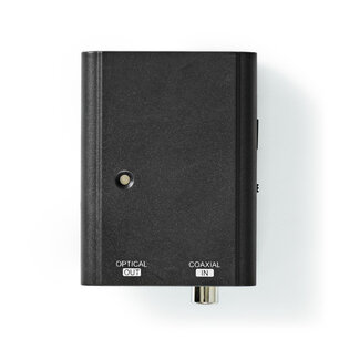Nedis ACON2505BK Digital Audio-omvormer 1-wegs Digitale Rca Female Toslink Female Nedis ACON2505BK Digital Audio-omvormer 1-wegs Digitale Rca Female Toslink Female