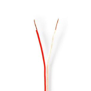 Nedis CABR0750TR150 Speaker-kabel 2x 0,75 Mm2 15,0 M Op Rol Transparant Nedis CABR0750TR150 Speaker-kabel 2x 0,75 Mm2 15,0 M Op Rol Transparant
