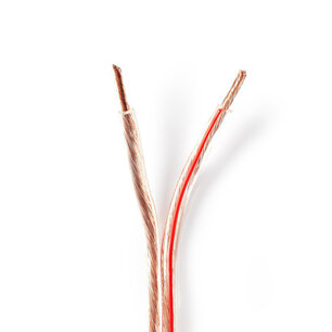 Nedis CABR4000TR150 Speaker-kabel 2x 4,00 Mm2 15,0 M Op Rol Transparant Nedis CABR4000TR150 Speaker-kabel 2x 4,00 Mm2 15,0 M Op Rol Transparant