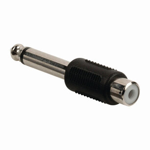 Nedis CAGB23935BK Mono-audioadapter 6,35 Mm Male - Rca Female Zwart Nedis CAGB23935BK Mono-audioadapter 6,35 Mm Male - Rca Female Zwart