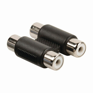 Nedis CAGB24952BK Stereo-audioadapter 2x Rca Female - 2x Rca Female Zwart Nedis CAGB24952BK Stereo-audioadapter 2x Rca Female - 2x Rca Female Zwart