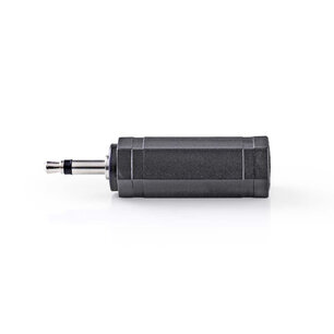 Nedis CAGP22934BK Mono-audioadapter 3,5 Mm Male - 6,35 Mm Female 10 Stuks Zwart Nedis CAGP22934BK Mono-audioadapter 3,5 Mm Male - 6,35 Mm Female 10 Stuks Zwart