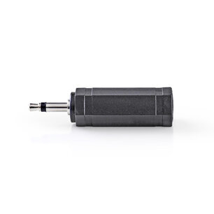 Nedis CAGP22960BK Mono-audioadapter 3,5 Mm Male - 3,5 Mm Female 10 Stuks Zwart Nedis CAGP22960BK Mono-audioadapter 3,5 Mm Male - 3,5 Mm Female 10 Stuks Zwart
