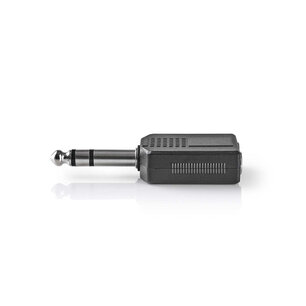 Nedis CAGP23940BK Stereo-audioadapter 6,35 Mm Male 2x 6,35 Mm Female Vernikkeld Recht Abs Zwart 10 Stuks Envelop Nedis CAGP23940BK Stereo-audioadapter 6,35 Mm Male 2x 6,35 Mm Female Vernikkeld Recht Abs Zwart 10 Stuks Envelop