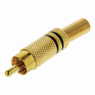 Nedis CAGP24900BK Rca-connector Recht Male Verguld Soldeer Diameter Kabelinvoer: 7.0 Mm Metaal Goud / Zwart 10 Stuks Polybag Nedis CAGP24900BK Rca-connector Recht Male Verguld Soldeer Diameter Kabelinvoer: 7.0 Mm Metaal Goud / Zwart 10 Stuks Polybag