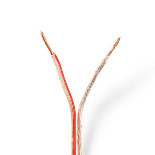 Nedis CAGW1500TR1000 Speaker-kabel 2x 1,50 Mm2 100 M Folieverpakking Transparant Nedis CAGW1500TR1000 Speaker-kabel 2x 1,50 Mm2 100 M Folieverpakking Transparant