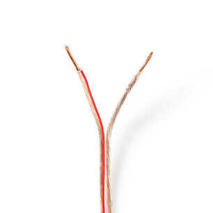 Nedis CAGW1500TR250 Speaker-kabel 2x 1,50 Mm2 25,0 M Folieverpakking Transparant Nedis CAGW1500TR250 Speaker-kabel 2x 1,50 Mm2 25,0 M Folieverpakking Transparant