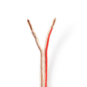 Nedis CAGW4000TR150 Speaker-kabel 2x 4,00 Mm2 15,0 M Folieverpakking Transparant Nedis CAGW4000TR150 Speaker-kabel 2x 4,00 Mm2 15,0 M Folieverpakking Transparant
