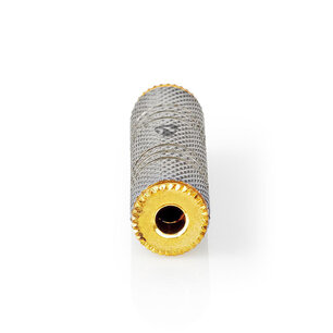 Nedis CATB22950GD Stereo-audioadapter 3,5 Mm Female 3,5 Mm Female Verguld Recht Aluminium Goud / Metaal 1 Stuks Cover Window Box Nedis CATB22950GD Stereo-audioadapter 3,5 Mm Female 3,5 Mm Female Verguld Recht Aluminium Goud / Metaal 1 Stuks Cover Window Box