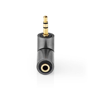 Nedis CATB22975GY Stereo-audioadapter 3,5 Mm Male 3,5 Mm Female Verguld Recht Metaal Goud / Gunmetal-grijs 1 Stuks Cover Window Box Nedis CATB22975GY Stereo-audioadapter 3,5 Mm Male 3,5 Mm Female Verguld Recht Metaal Goud / Gunmetal-grijs 1 Stuks Cover Window Box