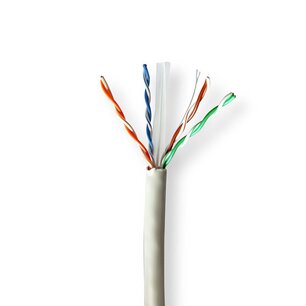 Nedis CCBG8525GY100S Netwerk Kabel Rol Cat6 Solid U/utp Koper 100.0 M Binnenshuis Rond Lszh Grijs Gift Box Nedis CCBG8525GY100S Netwerk Kabel Rol Cat6 Solid U/utp Koper 100.0 M Binnenshuis Rond Lszh Grijs Gift Box