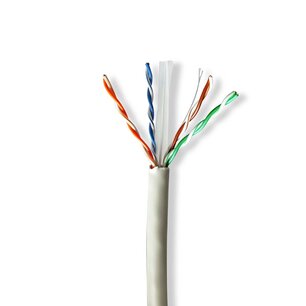 Nedis CCBG8525GY305S Netwerk Kabel Rol Cat6 Solid U/utp Koper 305.0 M Binnenshuis Rond Lszh Grijs Gift Box Nedis CCBG8525GY305S Netwerk Kabel Rol Cat6 Solid U/utp Koper 305.0 M Binnenshuis Rond Lszh Grijs Gift Box