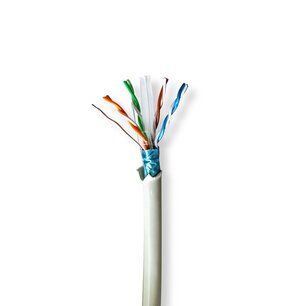 Nedis CCBG8526GY305S Netwerk Kabel Rol Cat6 Solid F/utp Koper 305.0 M Binnenshuis Rond Lszh Grijs Gift Box Nedis CCBG8526GY305S Netwerk Kabel Rol Cat6 Solid F/utp Koper 305.0 M Binnenshuis Rond Lszh Grijs Gift Box