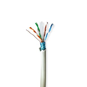 Nedis CCBG8526GY50S Netwerk Kabel Rol Cat6 Solid F/utp Koper 50.0 M Binnenshuis Rond Lszh Grijs Gift Box Nedis CCBG8526GY50S Netwerk Kabel Rol Cat6 Solid F/utp Koper 50.0 M Binnenshuis Rond Lszh Grijs Gift Box