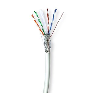 Nedis CCBG8528GY305S Netwerk Kabel Rol Cat6 Solid S/ftp Koper 305.0 M Binnenshuis Rond Lszh Grijs Gift Box Nedis CCBG8528GY305S Netwerk Kabel Rol Cat6 Solid S/ftp Koper 305.0 M Binnenshuis Rond Lszh Grijs Gift Box