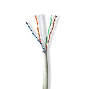 Nedis CCBG8535GY100S Netwerk Kabel Rol Cat6a Solid U/utp Koper 100.0 M Binnenshuis Rond Lszh Grijs Gift Box Nedis CCBG8535GY100S Netwerk Kabel Rol Cat6a Solid U/utp Koper 100.0 M Binnenshuis Rond Lszh Grijs Gift Box