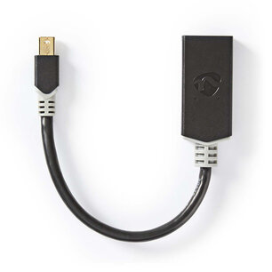 Nedis CCBP37654AT02 Mini-displayport - Hdmiâ„¢-kabel Mini-displayport Male - Hdmiâ„¢-uitgang 0,2 M Antraciet Nedis CCBP37654AT02 Mini-displayport - Hdmiâ„¢-kabel Mini-displayport Male - Hdmiâ„¢-uitgang 0,2 M Antraciet