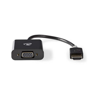 Nedis CCBW34900AT02 Hdmi - Vga-kabel Hdmiâ„¢-connector - Vga Female + 3,5 Mm Uitgang 0,2 M Antraciet Nedis CCBW34900AT02 Hdmi - Vga-kabel Hdmiâ„¢-connector - Vga Female + 3,5 Mm Uitgang 0,2 M Antraciet