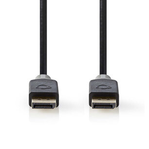 Nedis CCBW37000AT20 Displayport-kabel Displayport Male - Displayport Male 2,0 M Antraciet Nedis CCBW37000AT20 Displayport-kabel Displayport Male - Displayport Male 2,0 M Antraciet
