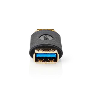 Nedis CCBW60900AT Usb-adapter Usb 3.2 Gen 1 Usb-a Female Usb-a Female 5 Gbps Verguld Antraciet Doos Nedis CCBW60900AT Usb-adapter Usb 3.2 Gen 1 Usb-a Female Usb-a Female 5 Gbps Verguld Antraciet Doos