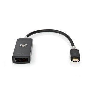Nedis CCBW64352AT02 Usb-adapter Usb 3.2 Gen 1 Usb Type-câ„¢ Male Displayport Female 0.20 M Rond Verguld Pvc Antraciet Window Box Nedis CCBW64352AT02 Usb-adapter Usb 3.2 Gen 1 Usb Type-câ„¢ Male Displayport Female 0.20 M Rond Verguld Pvc Antraciet Window Box
