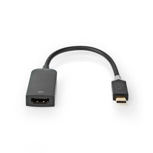 Nedis CCBW64652AT02 Usb-adapter Usb 3.2 Gen 1 Usb Type-câ„¢ Male Hdmiâ„¢ Female 0.20 M Rond Verguld Pvc Antraciet Window Box Met Euro Lock Nedis CCBW64652AT02 Usb-adapter Usb 3.2 Gen 1 Usb Type-câ„¢ Male Hdmiâ„¢ Female 0.20 M Rond Verguld Pvc Antraciet Window Box Met Euro Lock