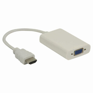 Nedis CCGB34900WT02 Hdmiâ„¢- Vga-kabel Hdmiâ„¢-connector - Vga Female 0,2 M Wit Nedis CCGB34900WT02 Hdmiâ„¢- Vga-kabel Hdmiâ„¢-connector - Vga Female 0,2 M Wit