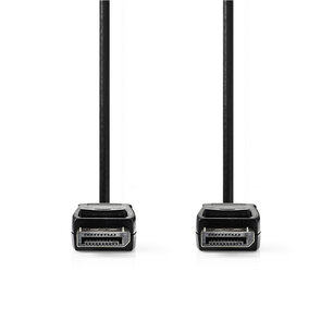 Nedis CCGB37014BK30 Displayport 1.4-kabel Displayport Male - Displayport Male 3,00 M Zwart Nedis CCGB37014BK30 Displayport 1.4-kabel Displayport Male - Displayport Male 3,00 M Zwart