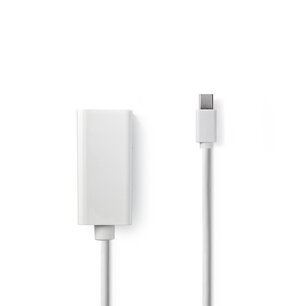 Nedis CCGB37650WT02 Mini-displayport - Hdmiâ„¢-kabel Mini-displayport Male - Hdmiâ„¢ Female 0,2 M Wit Nedis CCGB37650WT02 Mini-displayport - Hdmiâ„¢-kabel Mini-displayport Male - Hdmiâ„¢ Female 0,2 M Wit