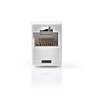 Nedis CCGB89005WT Netwerkkoppeling Cat5 Onafgeschermd Rj45 Female Rj45 Female Recht Abs Doos Nedis CCGB89005WT Netwerkkoppeling Cat5 Onafgeschermd Rj45 Female Rj45 Female Recht Abs Doos