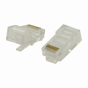 Nedis CCGB89300TP Netwerkconnector Rj45 (8p8c) Male - 10 Stuks Transparant Nedis CCGB89300TP Netwerkconnector Rj45 (8p8c) Male - 10 Stuks Transparant